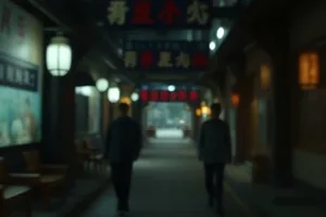 第三次樱花：两把并排木椅与飘落花瓣的封面