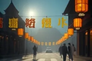 雪落无声时：被雪覆盖的小镇屋顶与烟囱的封面